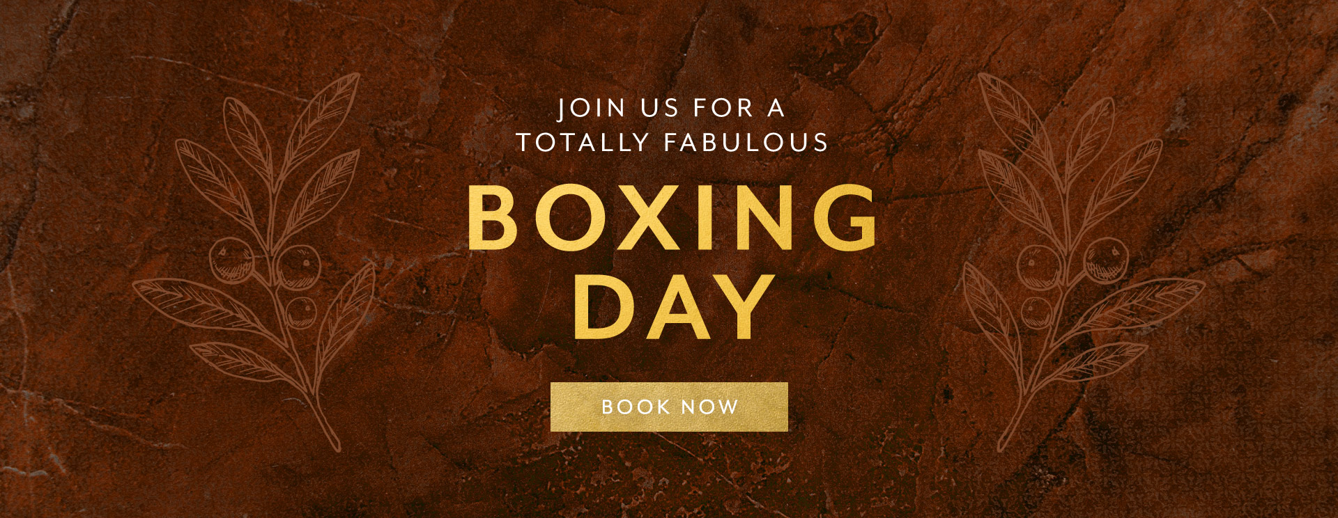 Boxing Day menu at The Warren