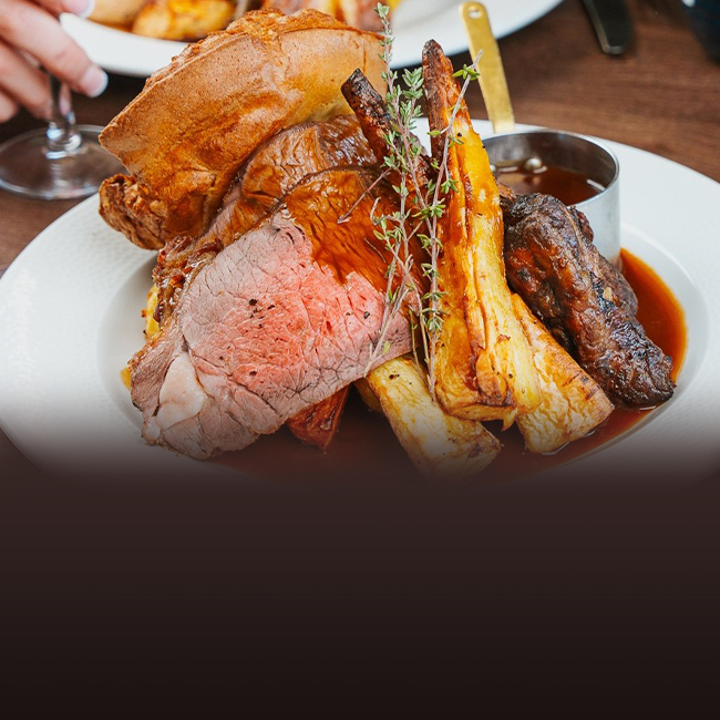 Sunday menu at The Warren