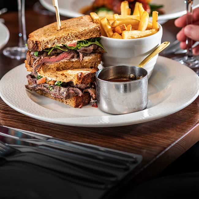 Brunch menu at The Warren