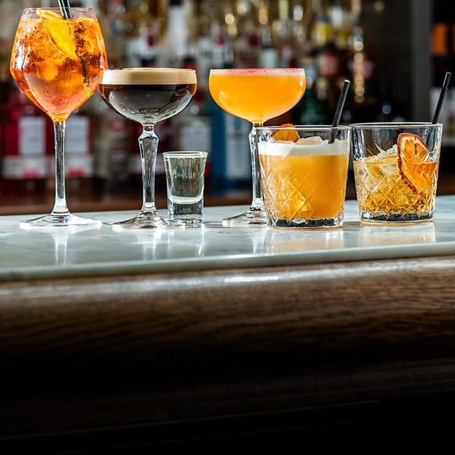 Wine & Drinks menu at The Warren