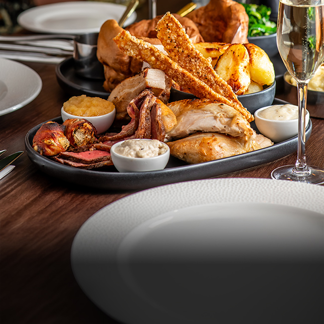 Sunday menu at The Warren