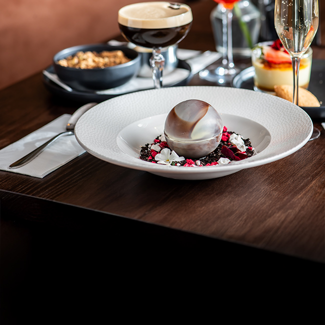 Dessert menu at The Warren